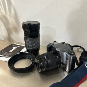 Canon EOS Rebel GII 35mm SLR Camera in Silver